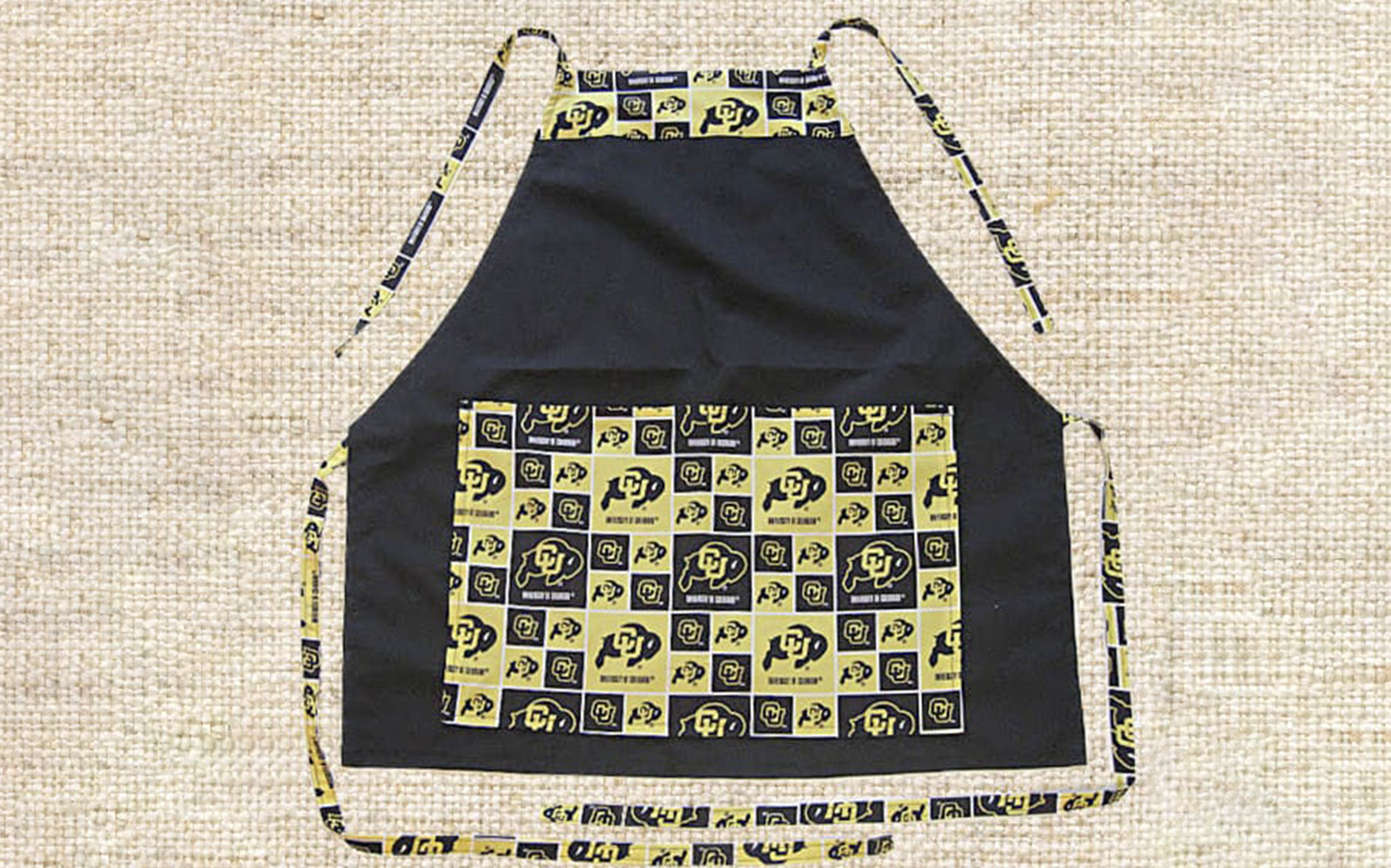 HANDMADE APRONS for College Fans: Tailgate Parties, BBQs and Everyday Use Made Easy! One Size Fits Up to 4X Size, Durable & Great Gift Idea!