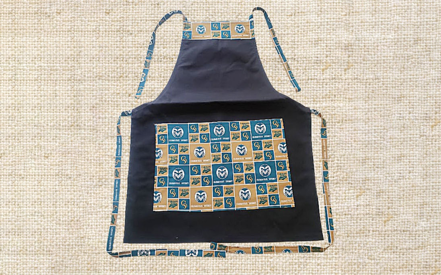 HANDMADE APRONS for College Fans: Tailgate Parties, BBQs and Everyday Use Made Easy! One Size Fits Up to 4X Size, Durable & Great Gift Idea!