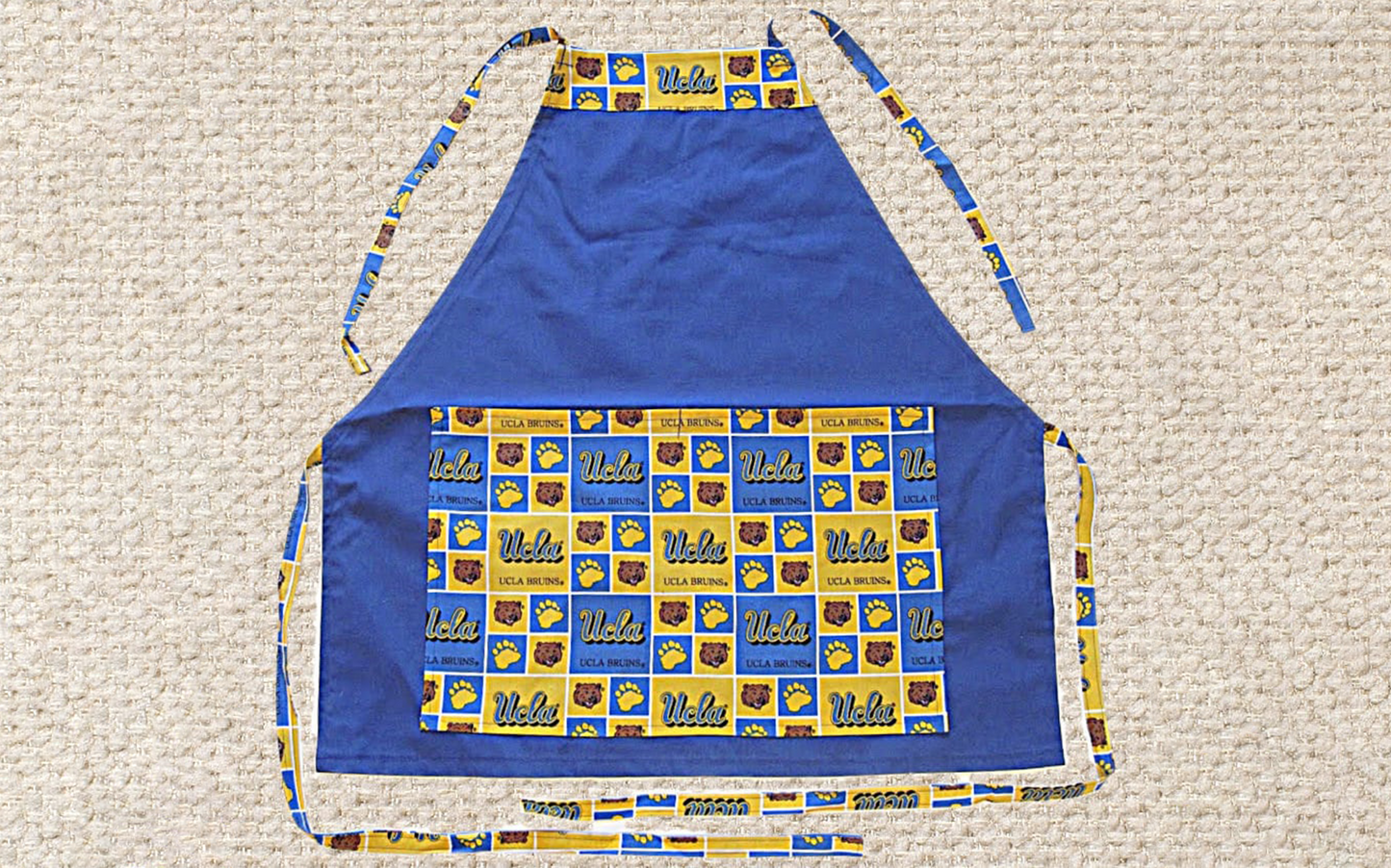 HANDMADE APRONS for College Fans: Tailgate Parties, BBQs and Everyday Use Made Easy! One Size Fits Up to 4X Size, Durable & Great Gift Idea!