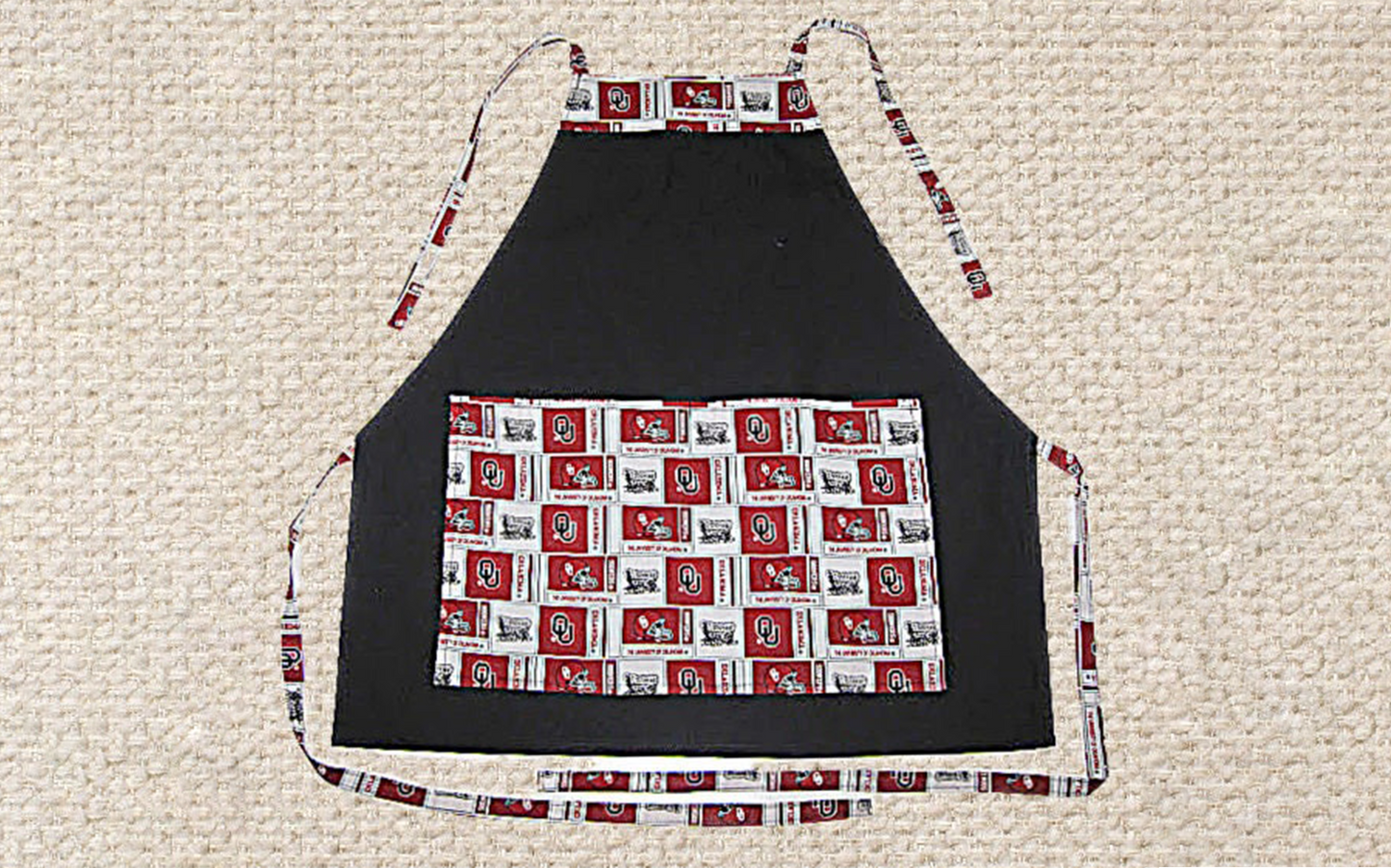HANDMADE APRONS for College Fans: Tailgate Parties, BBQs and Everyday Use Made Easy! One Size Fits Up to 4X Size, Durable & Great Gift Idea!