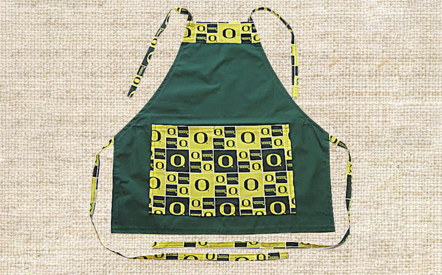 HANDMADE APRONS for College Fans: Tailgate Parties, BBQs and Everyday Use Made Easy! One Size Fits Up to 4X Size, Durable & Great Gift Idea!