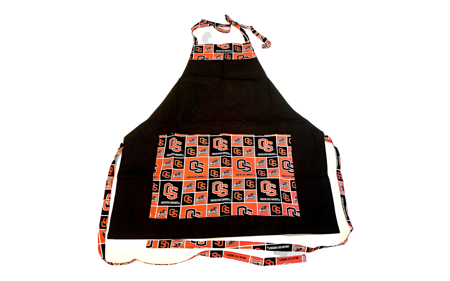 HANDMADE APRONS for College Fans: Tailgate Parties, BBQs and Everyday Use Made Easy! One Size Fits Up to 4X Size, Durable & Great Gift Idea!