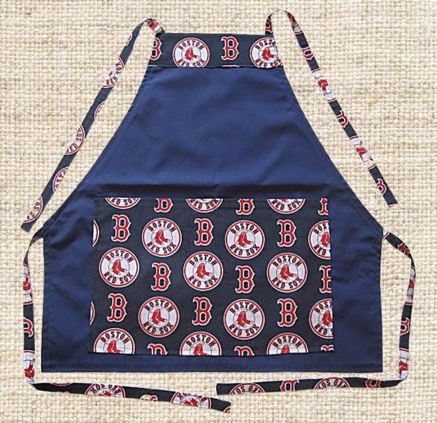 Favorite BASEBALL APRONS - Great for BBQ, Tail Gating & Everyday Use. Unisex - One Size Fits Up to 4X. Washable, Easy Care, Great Gift Idea!