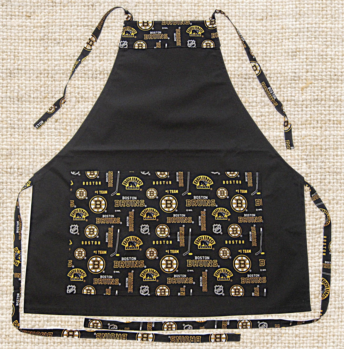 Favorite HOCKEY APRONS - Great for BBQ, Tail Gating & Everyday Use. Unisex - One Size Fits Up to 4X. Washable, Easy Care, Great Gift Idea!