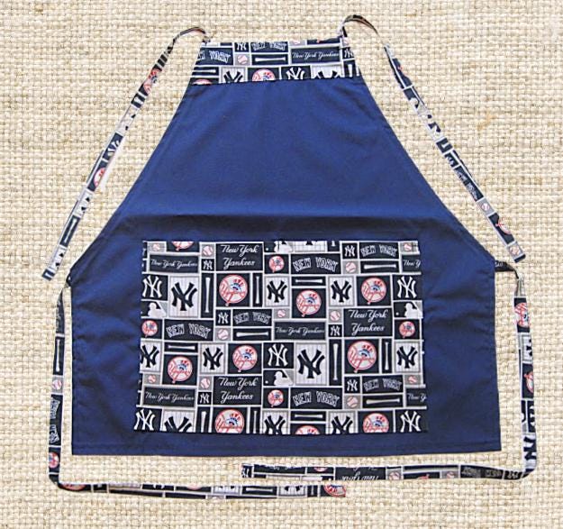 Favorite BASEBALL APRONS - Great for BBQ, Tail Gating & Everyday Use. Unisex - One Size Fits Up to 4X. Washable, Easy Care, Great Gift Idea!