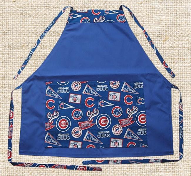 Favorite BASEBALL APRONS - Great for BBQ, Tail Gating & Everyday Use. Unisex - One Size Fits Up to 4X. Washable, Easy Care, Great Gift Idea!