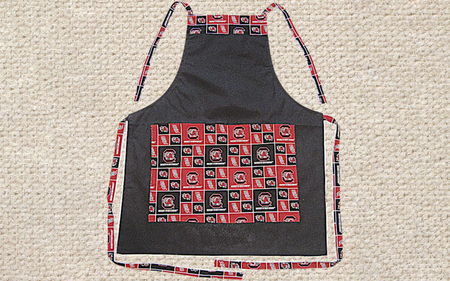 FUN COLLEGE APRONS: Great for B.B.Q, Tail Gating & Everyday Use. Unisex Size Fits Up to 4X Size. Easy Care, Durable, Great Gift Idea!