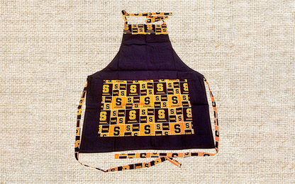 HANDMADE APRONS for College Fans: Tailgate Parties, BBQs and Everyday Use Made Easy! One Size Fits Up to 4X Size, Durable & Great Gift Idea!