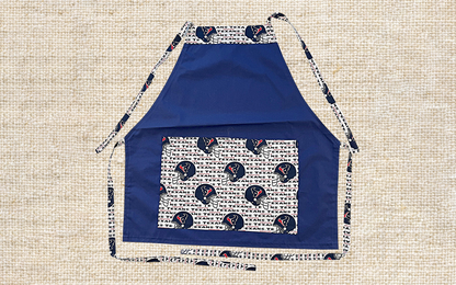 Favorite FOOTBALL APRONS - Great for BBQ, Tail Gating & Everyday Use. Unisex - One Size Fits Up to 4X. Washable, Easy Care, Great Gift Idea!