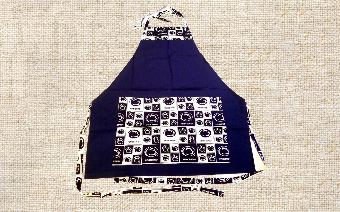 HANDMADE APRONS for College Fans: Tailgate Parties, BBQs and Everyday Use Made Easy! One Size Fits Up to 4X Size, Durable & Great Gift Idea!