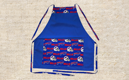 Favorite FOOTBALL APRONS - Great for BBQ, Tail Gating & Everyday Use. Unisex - One Size Fits Up to 4X. Washable, Easy Care, Great Gift Idea!