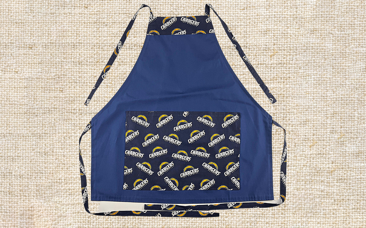 Favorite FOOTBALL APRONS - Great for BBQ, Tail Gating & Everyday Use. Unisex - One Size Fits Up to 4X. Washable, Easy Care, Great Gift Idea!