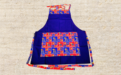 HANDMADE APRONS for College Fans: Tailgate Parties, BBQs and Everyday Use Made Easy! One Size Fits Up to 4X Size, Durable & Great Gift Idea!