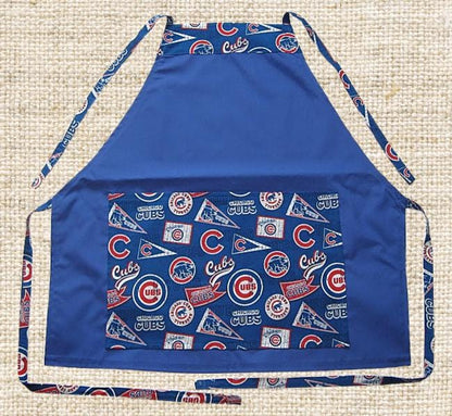Favorite BASEBALL APRONS - Great for BBQ, Tail Gating & Everyday Use. Unisex - One Size Fits Up to 4X. Washable, Easy Care, Great Gift Idea!