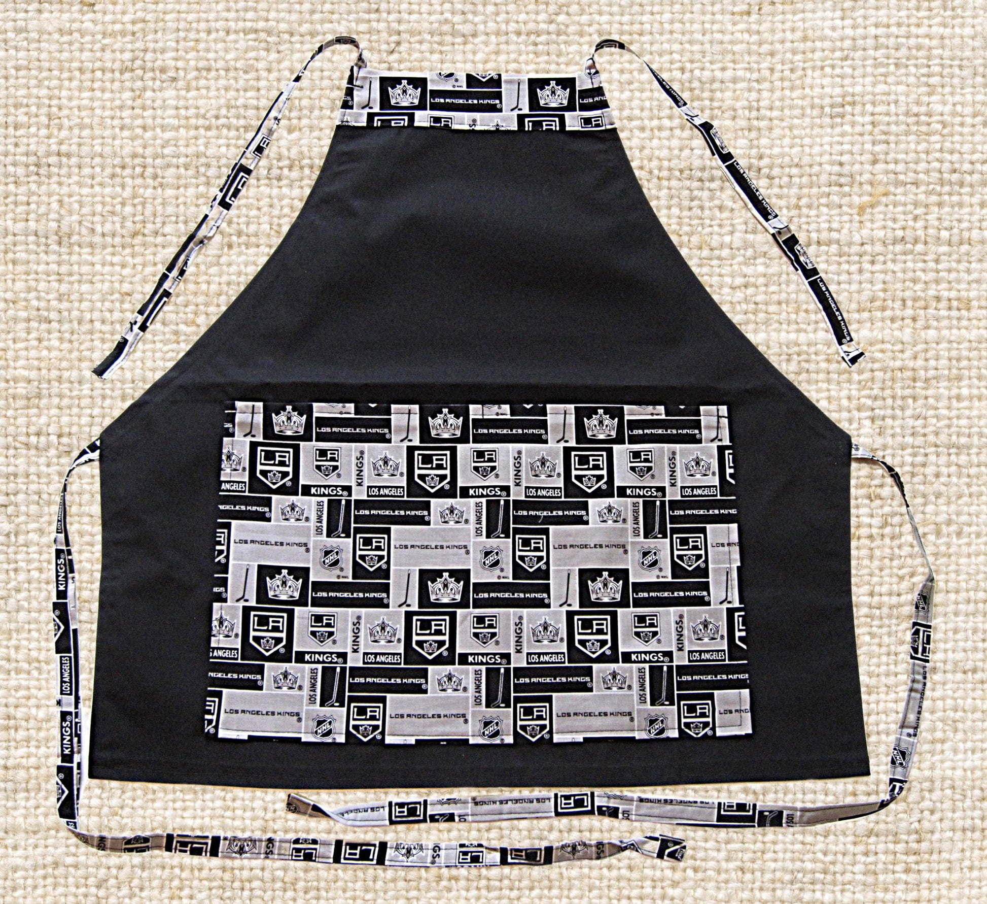 Favorite HOCKEY APRONS - Great for BBQ, Tail Gating & Everyday Use. Unisex - One Size Fits Up to 4X. Washable, Easy Care, Great Gift Idea!